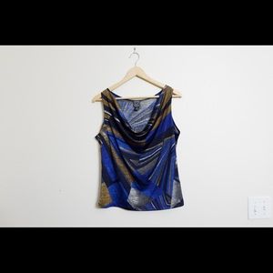 Clara Sun Woo Tank Top Size M Multicolor Draped